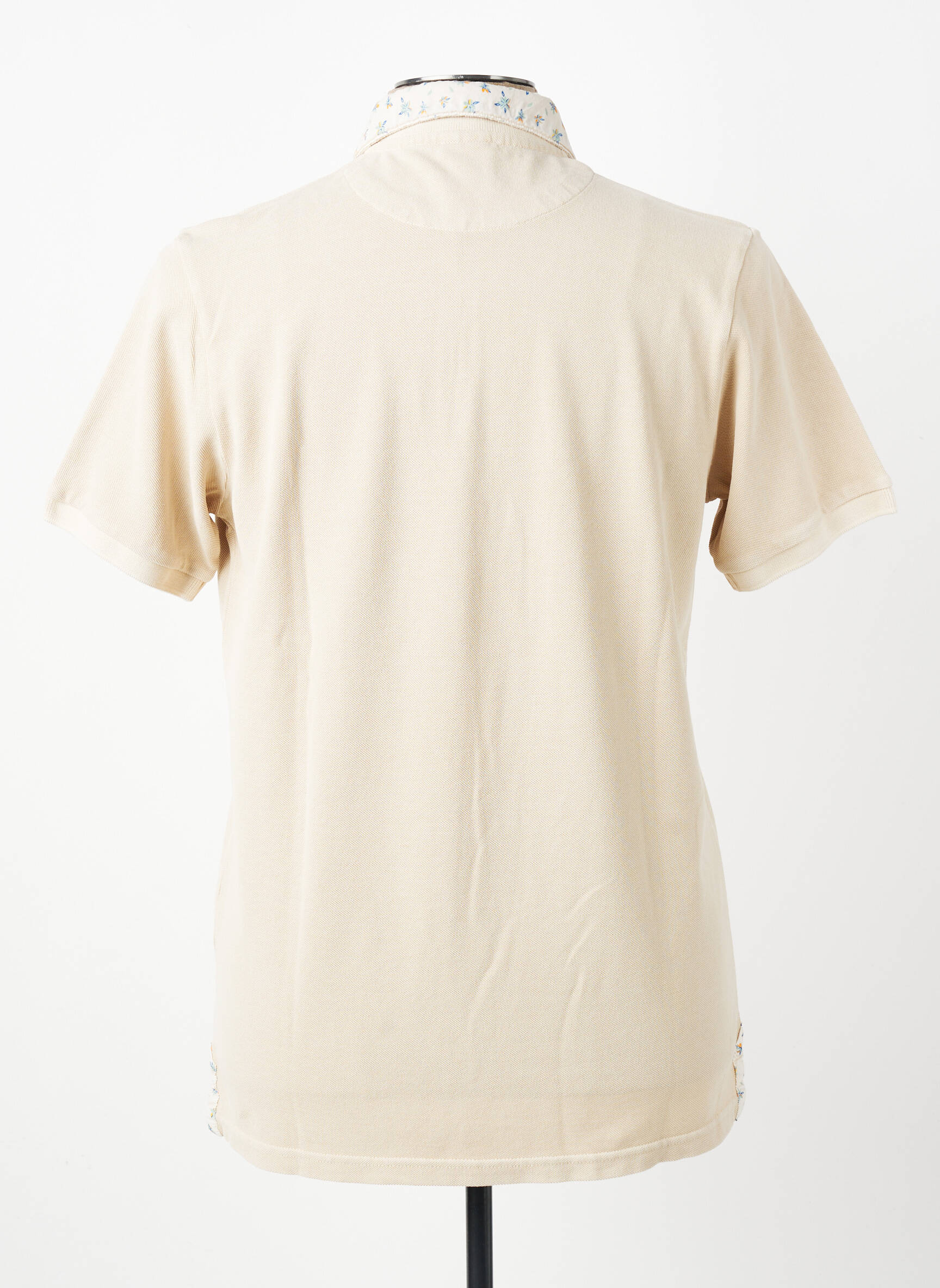 Polo stretch manches courtes beige BOB homme