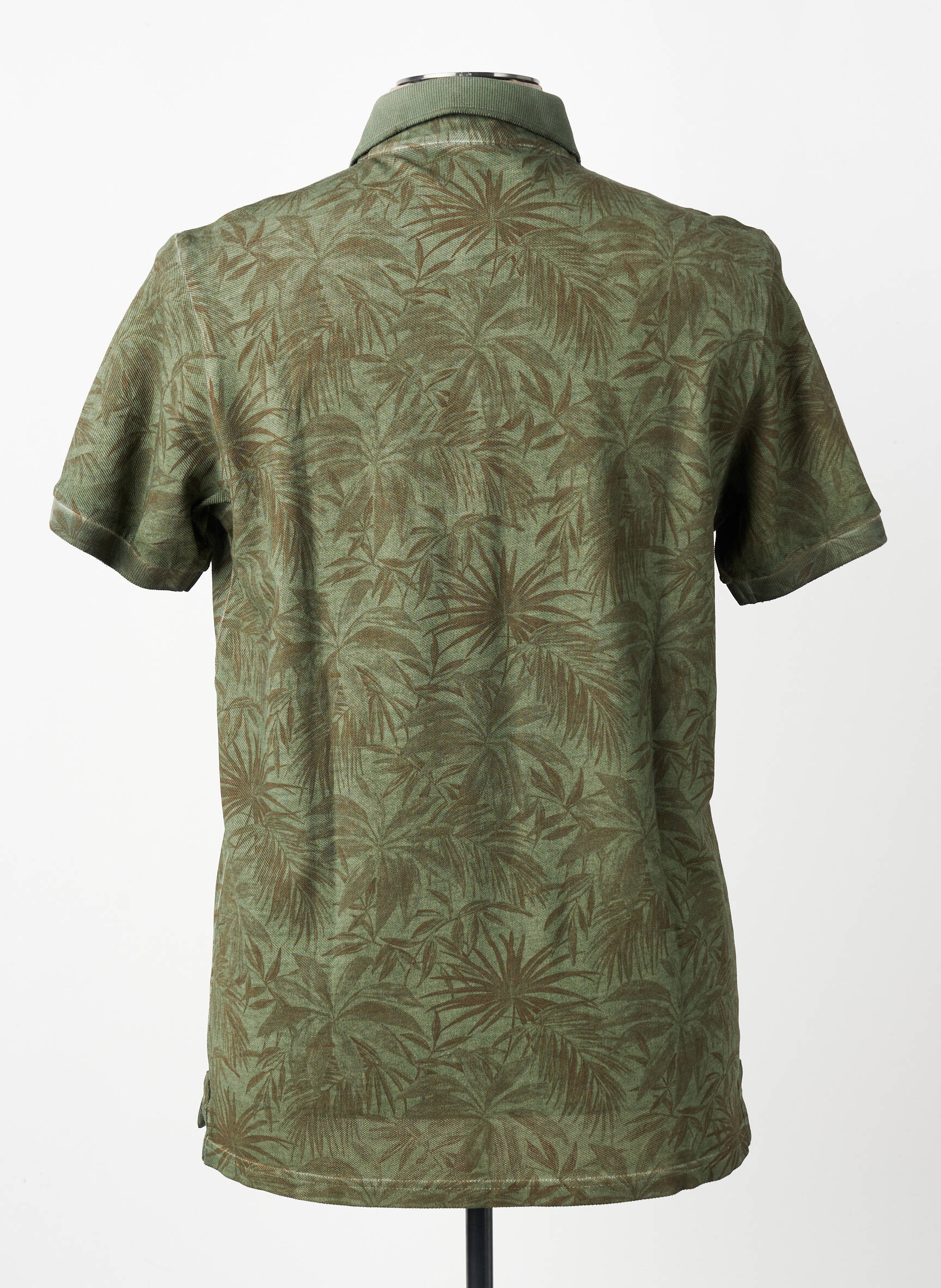 Polo stretch manches courtes vert BOB homme