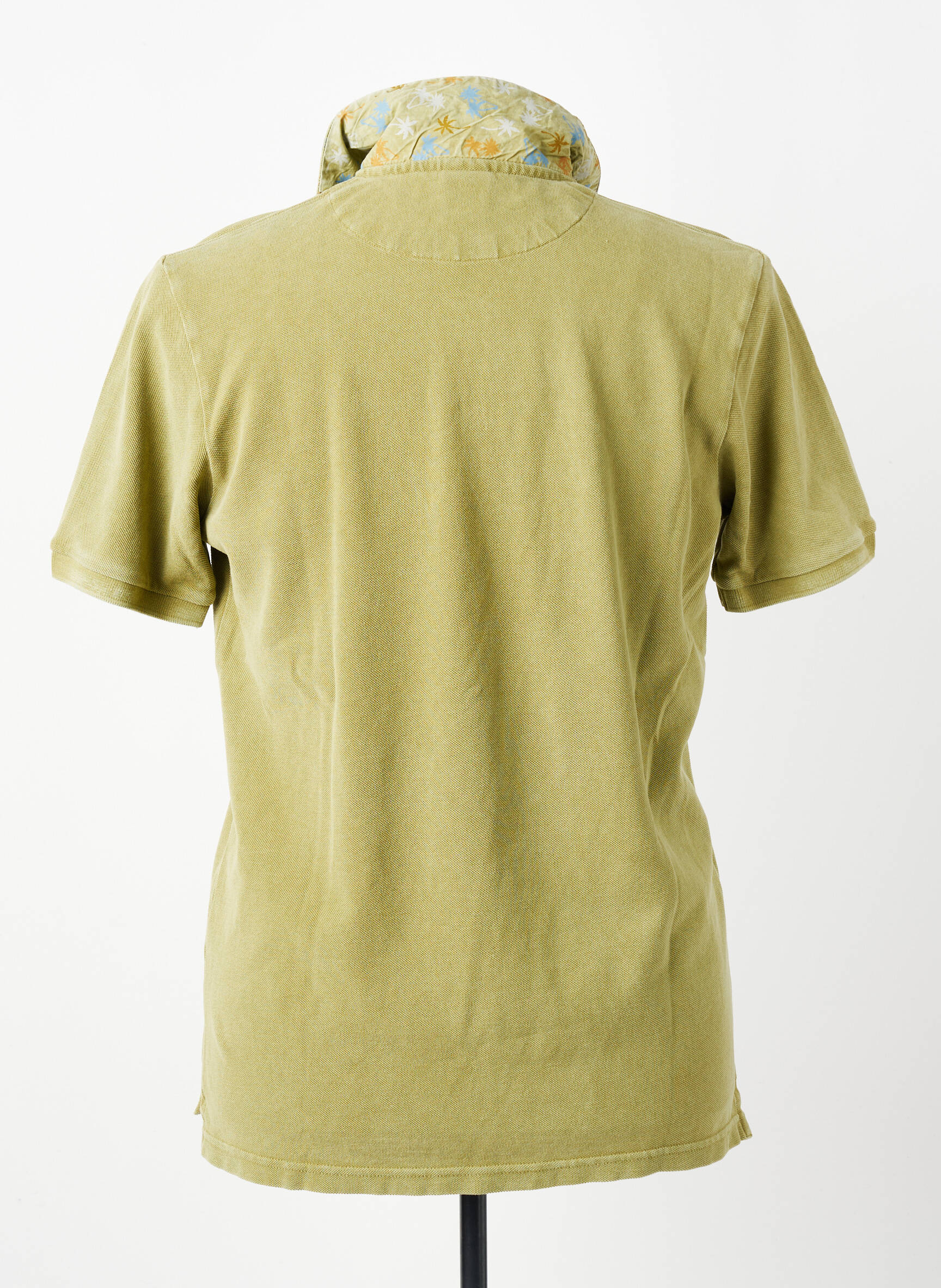 Polo stretch manches courtes vert BOB homme