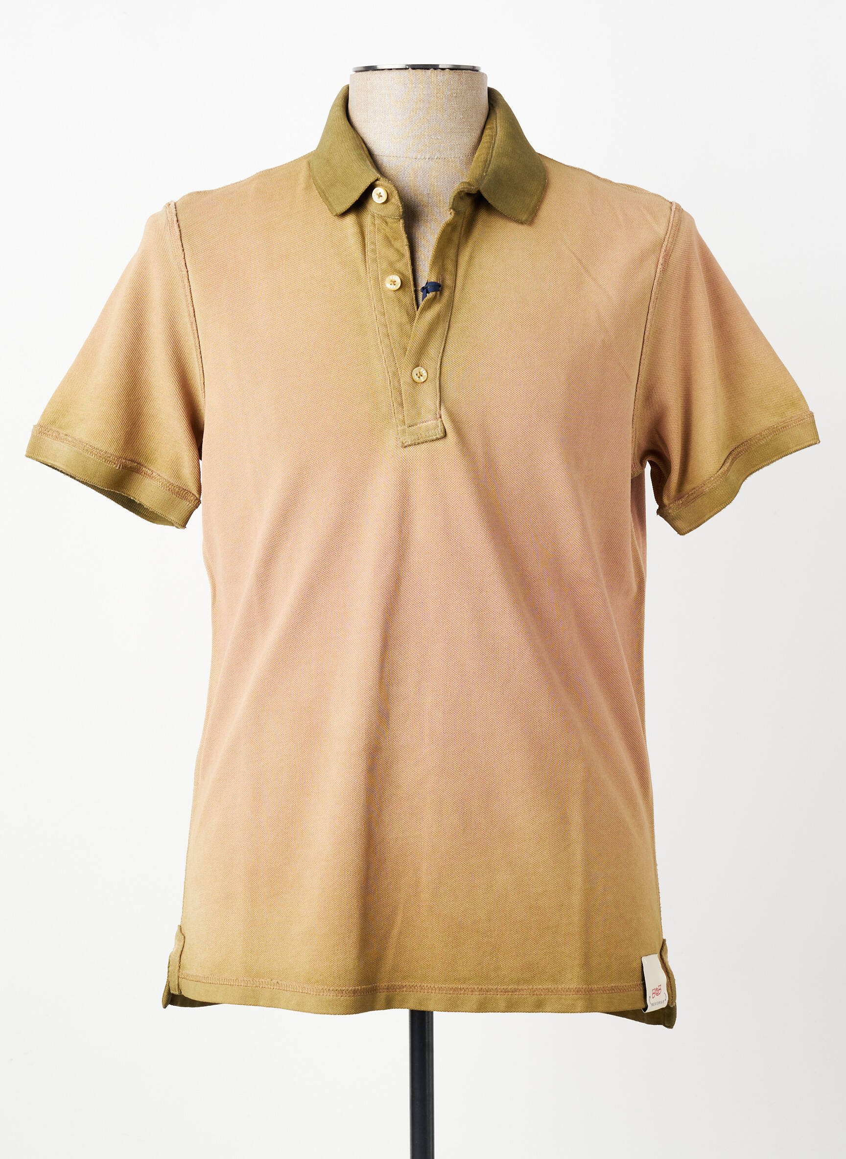 Polo stretch manches courtes vert BOB homme