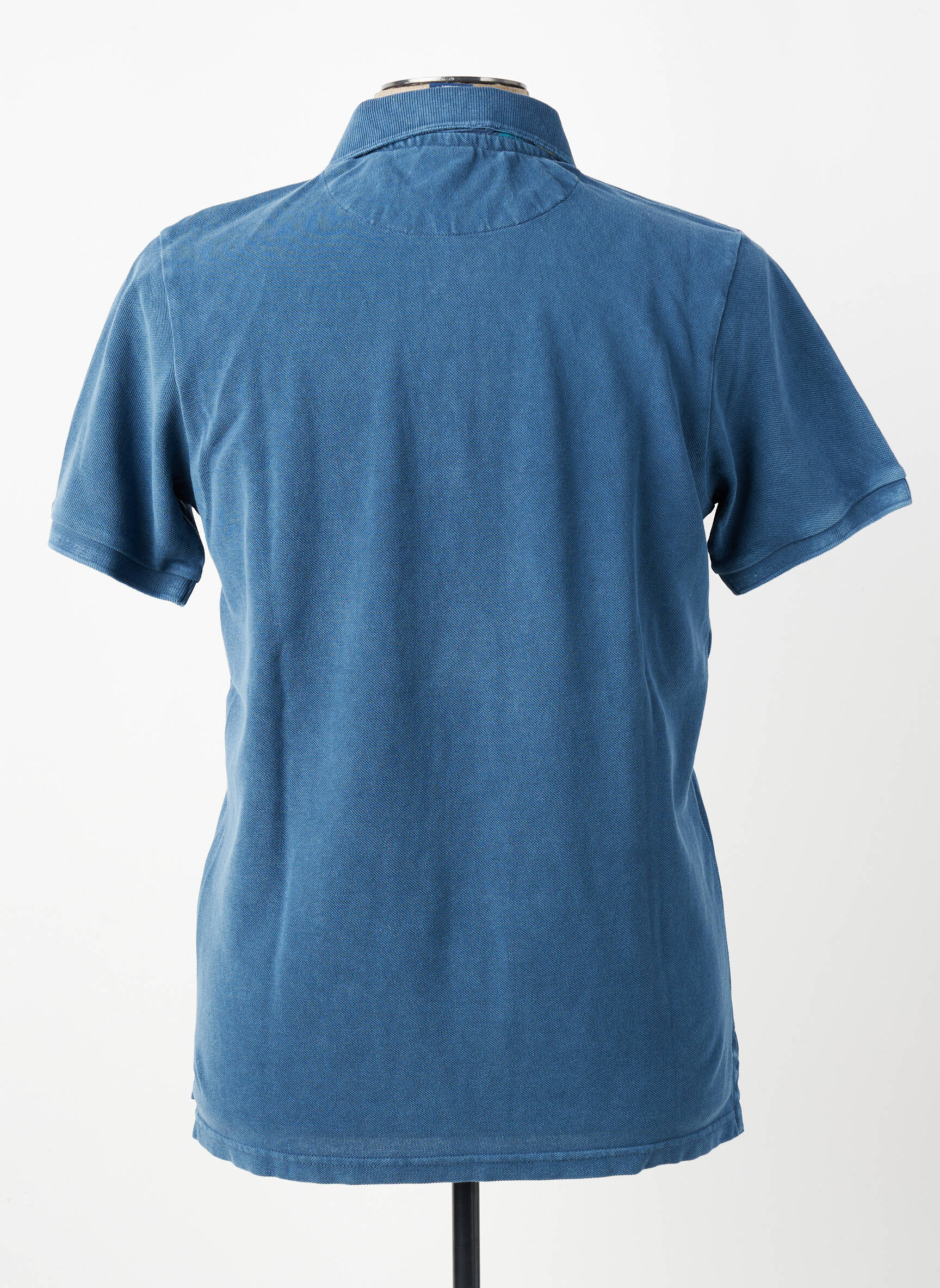 Polo stretch manches courtes bleu BOB homme