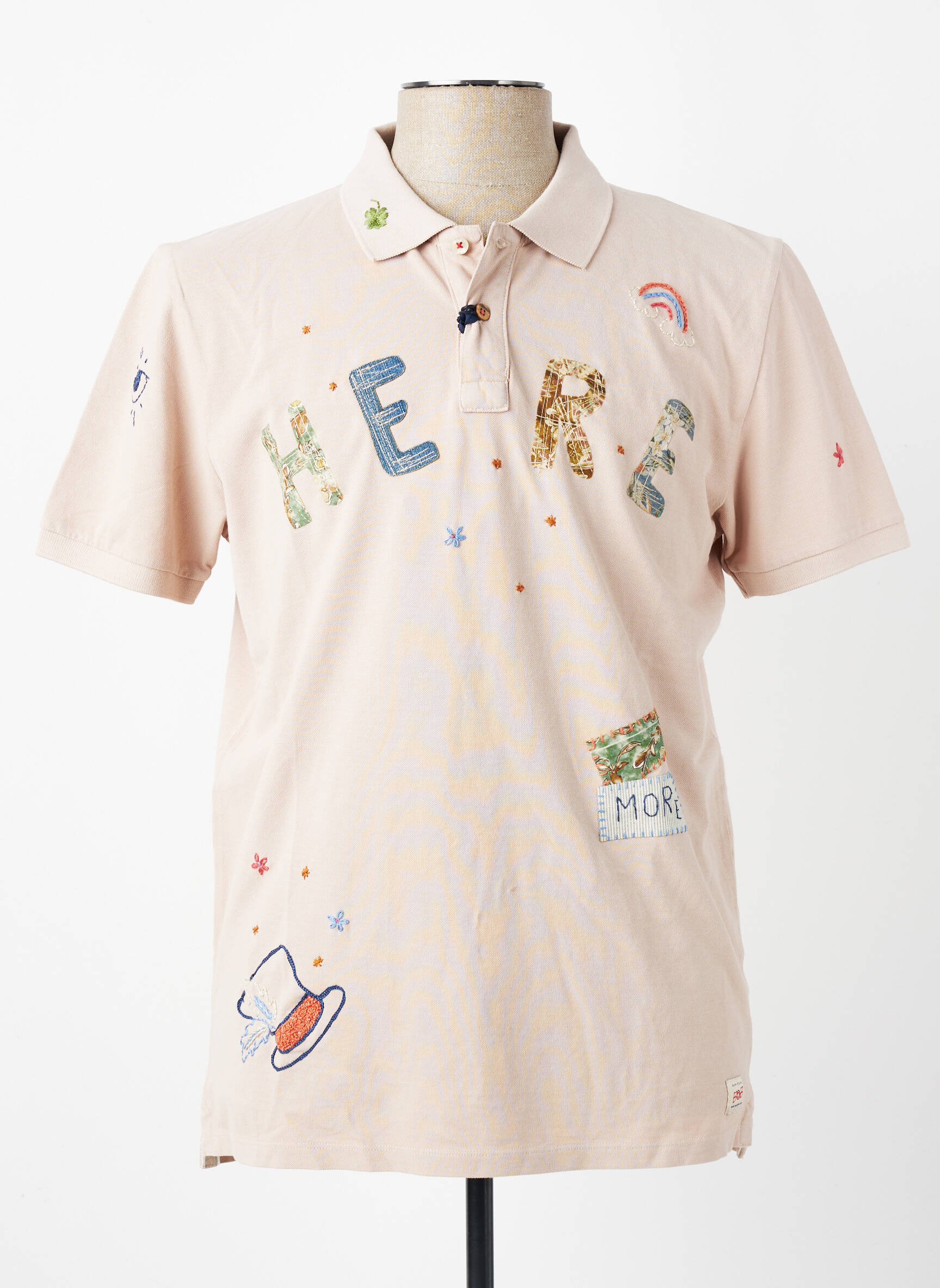 Polo stretch manches courtes rose BOB homme