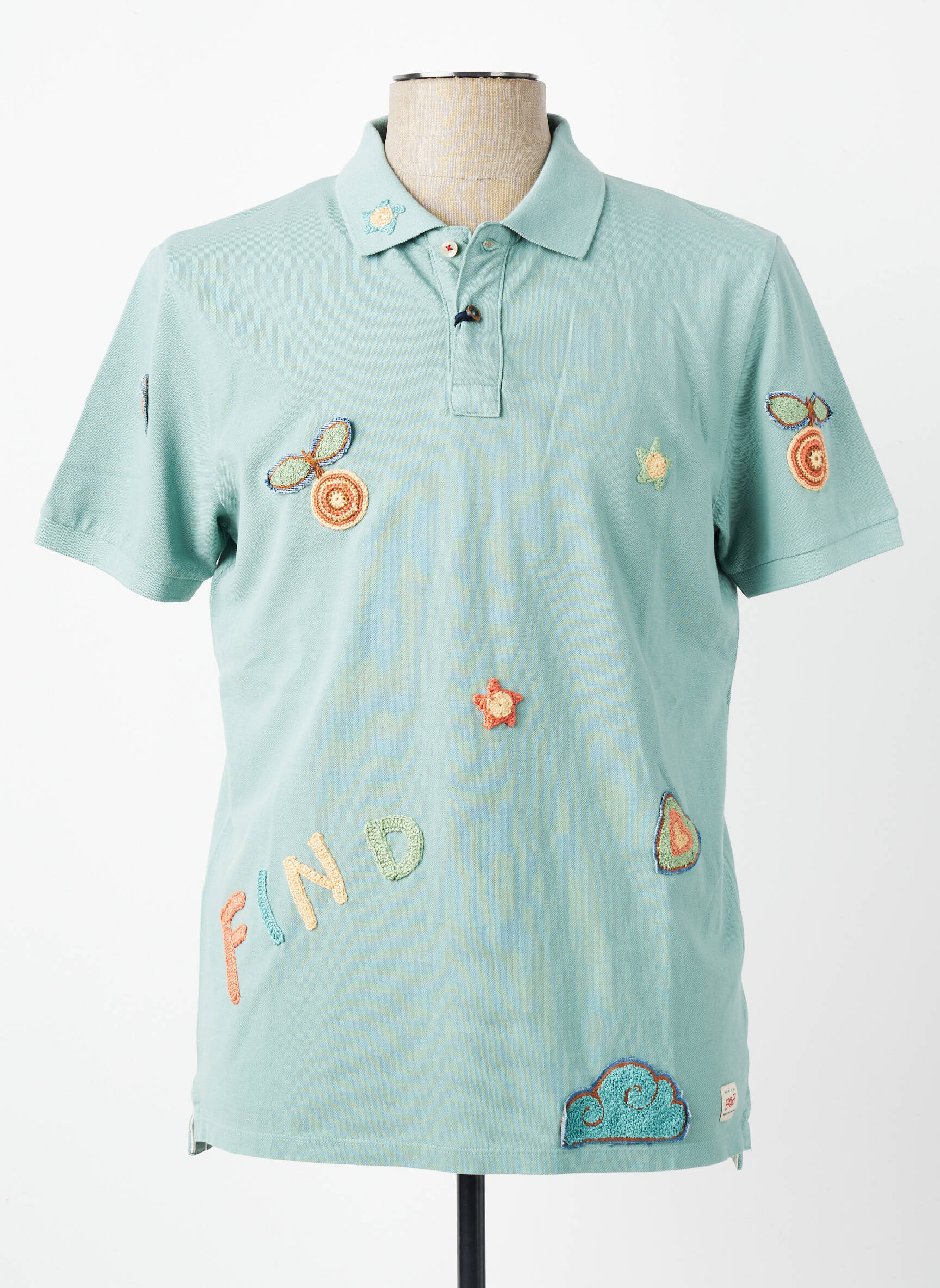 Polo stretch manches courtes vert BOB homme