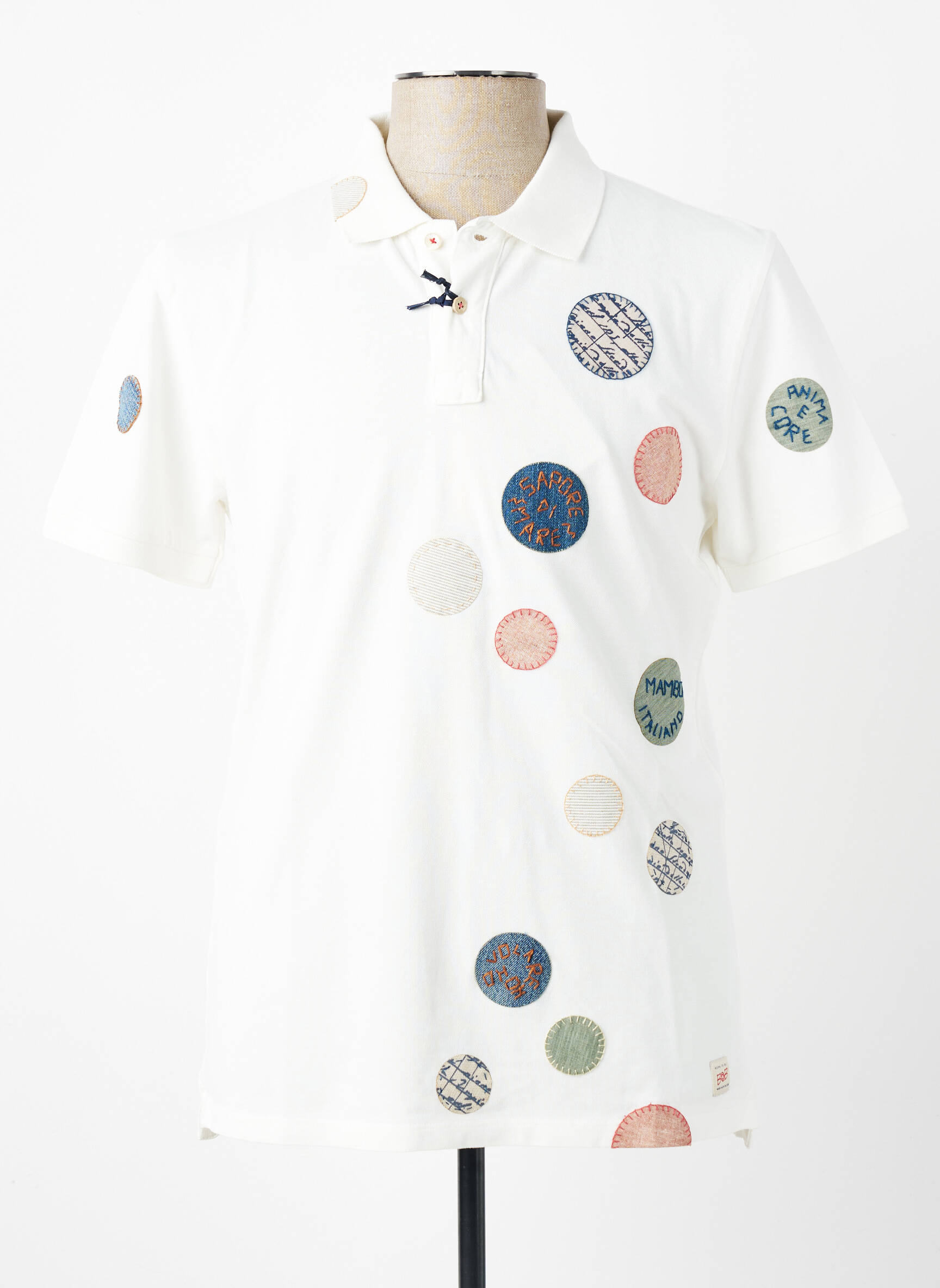 Polo stretch manches courtes beige BOB homme
