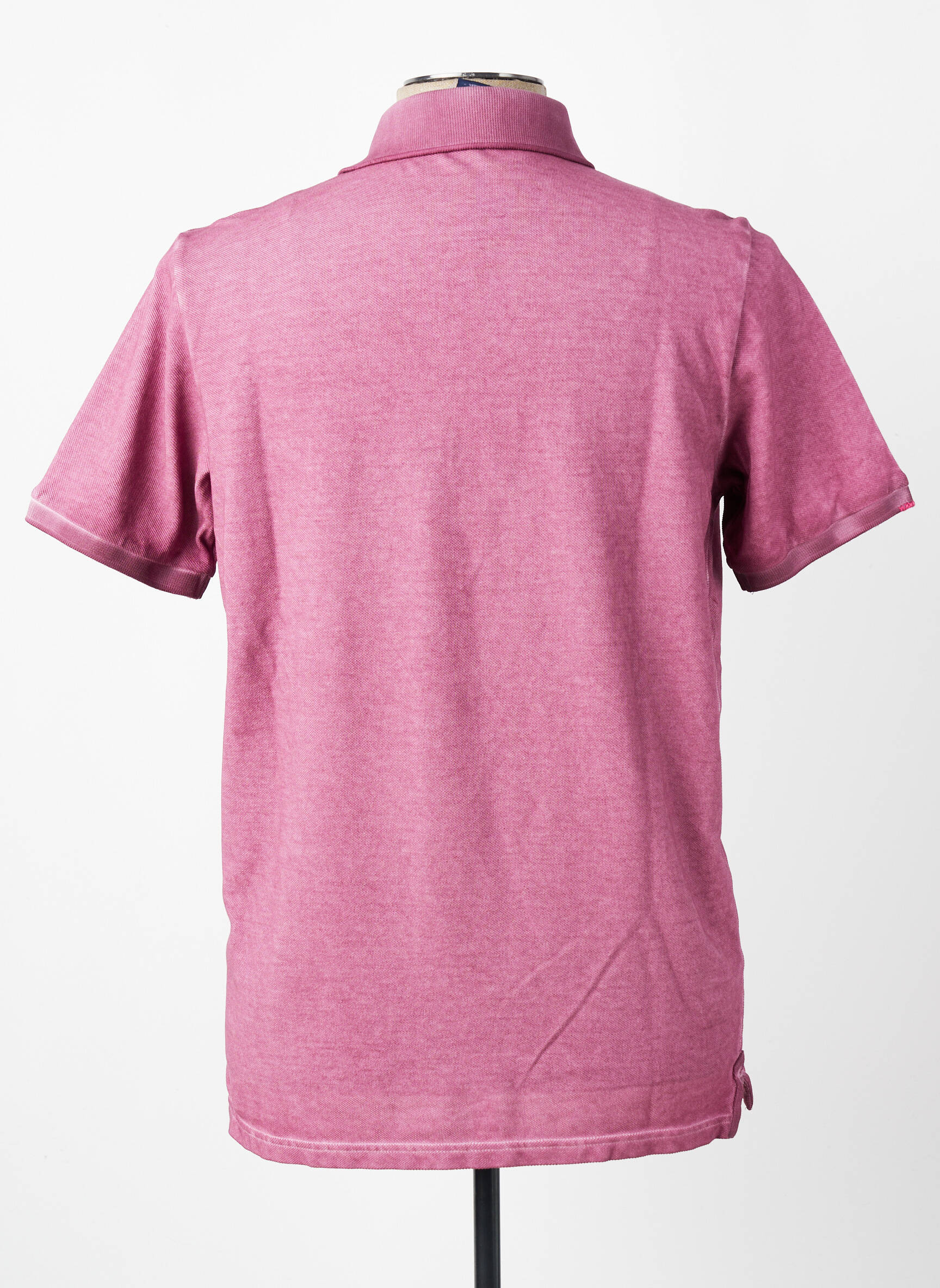 Polo stretch manches courtes violet BOB homme