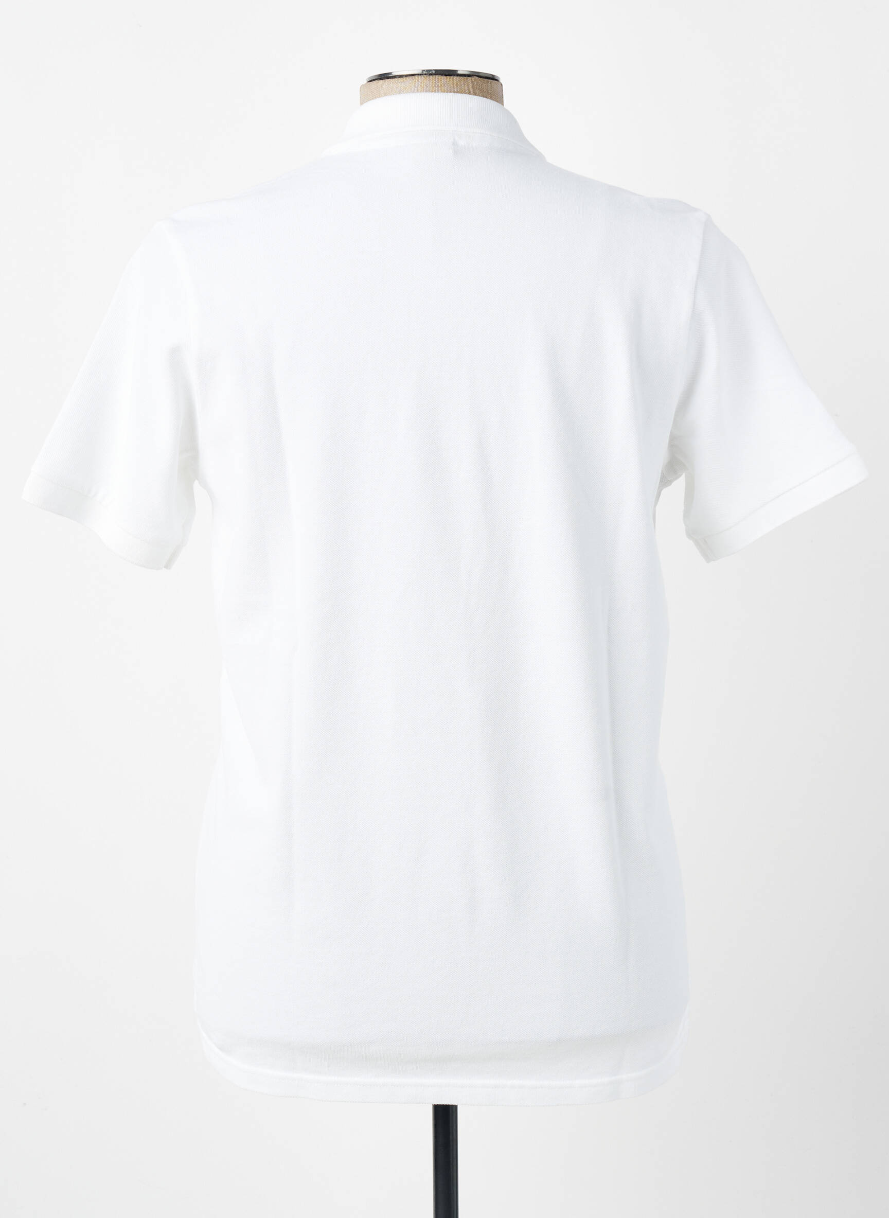 Polo stretch manches courtes blanc BOB homme