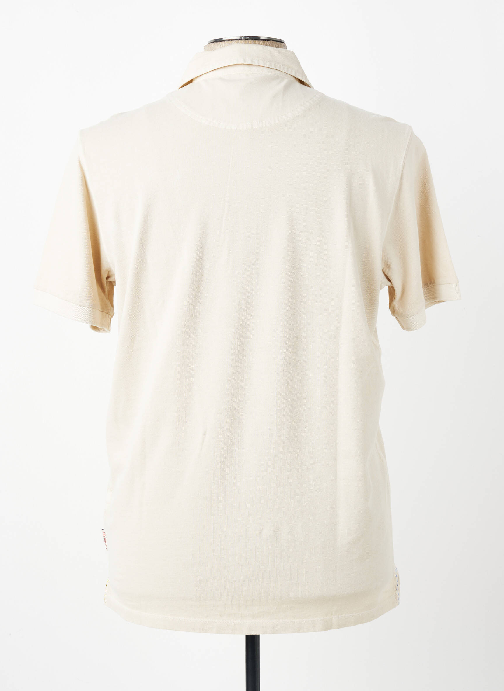 Polo stretch manches courtes beige BOB homme
