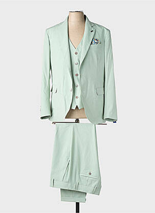 Costume de cérémonie poches vert BOB homme