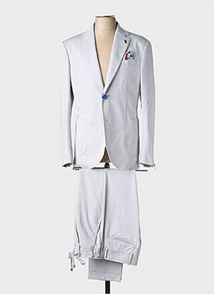 Costume de cérémonie poches gris BOB homme