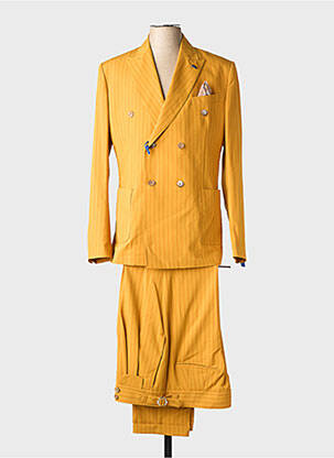 Costume de cérémonie poches jaune BOB homme