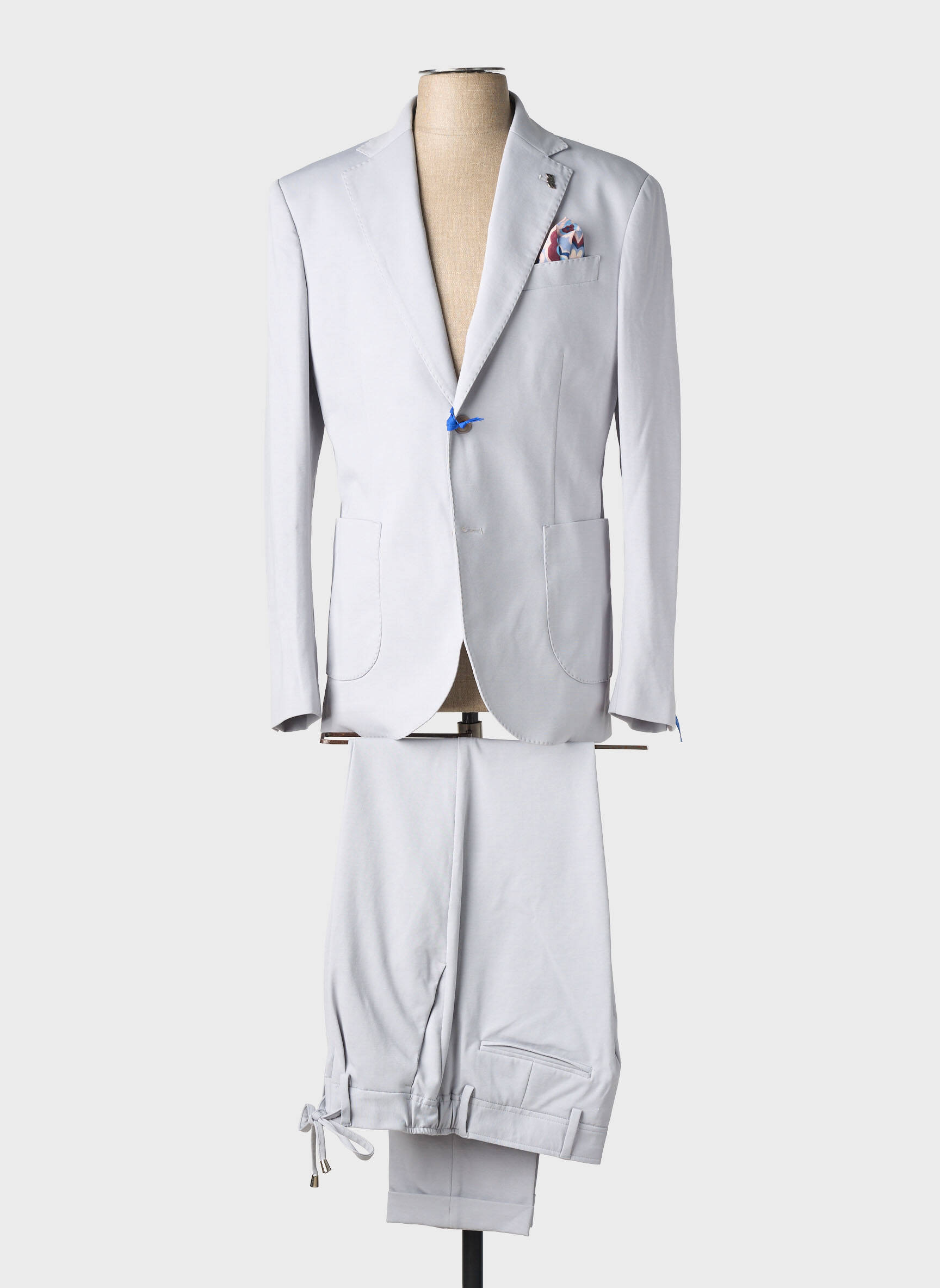 Costume de cérémonie poches gris BOB homme