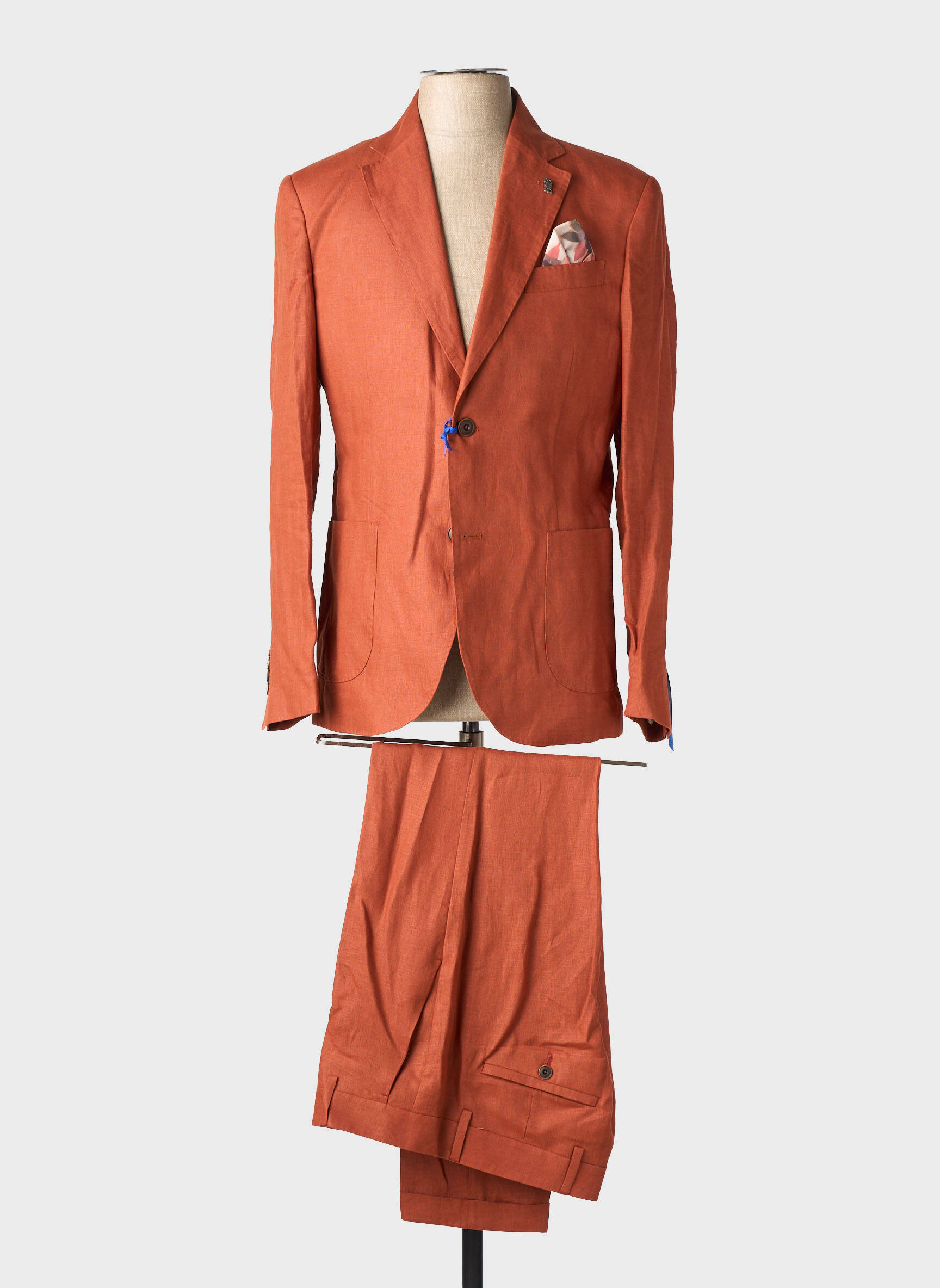 Costume de cérémonie poches orange BOB homme