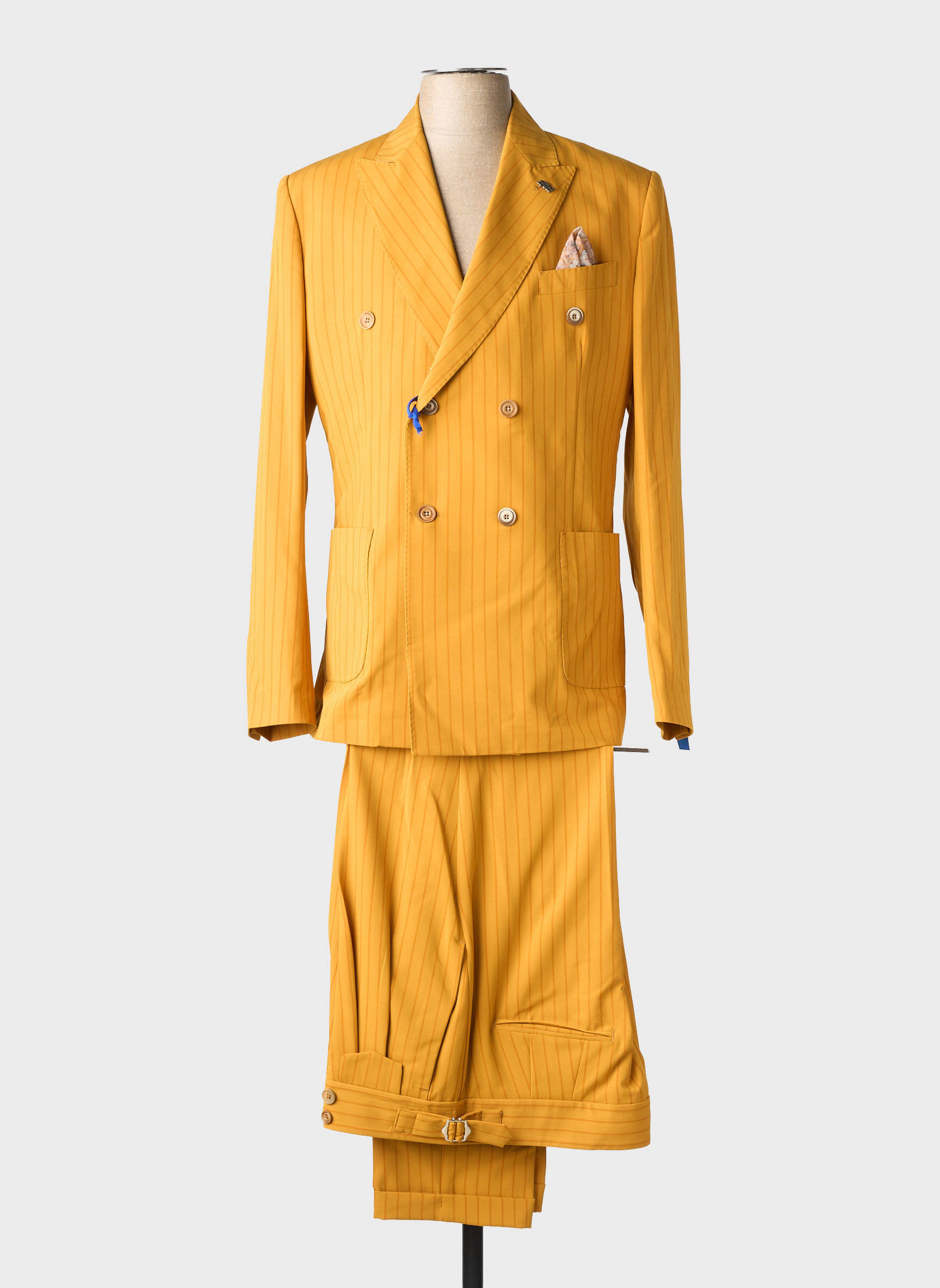 Costume de cérémonie poches jaune BOB homme