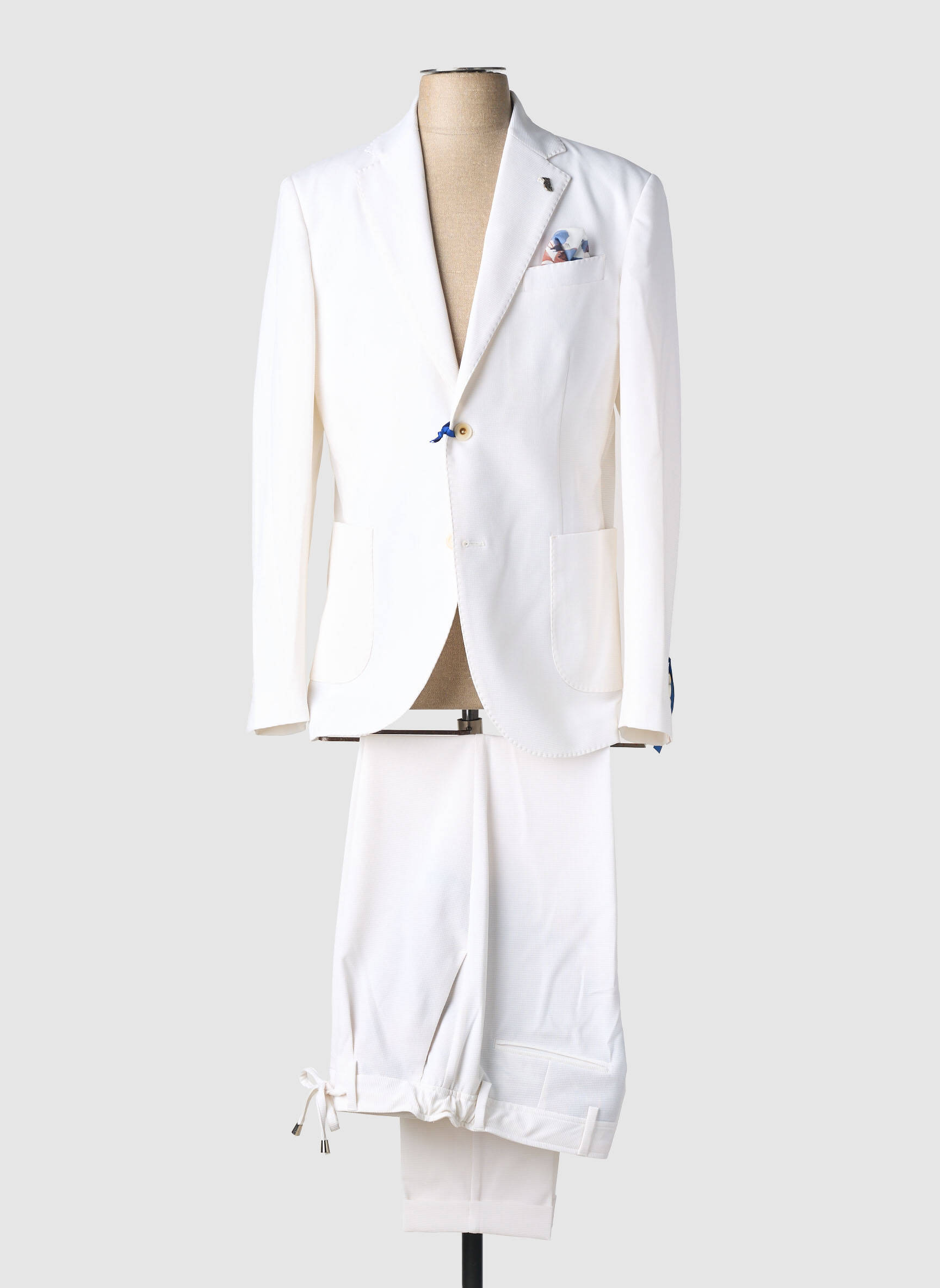 Costume de cérémonie poches blanc BOB homme