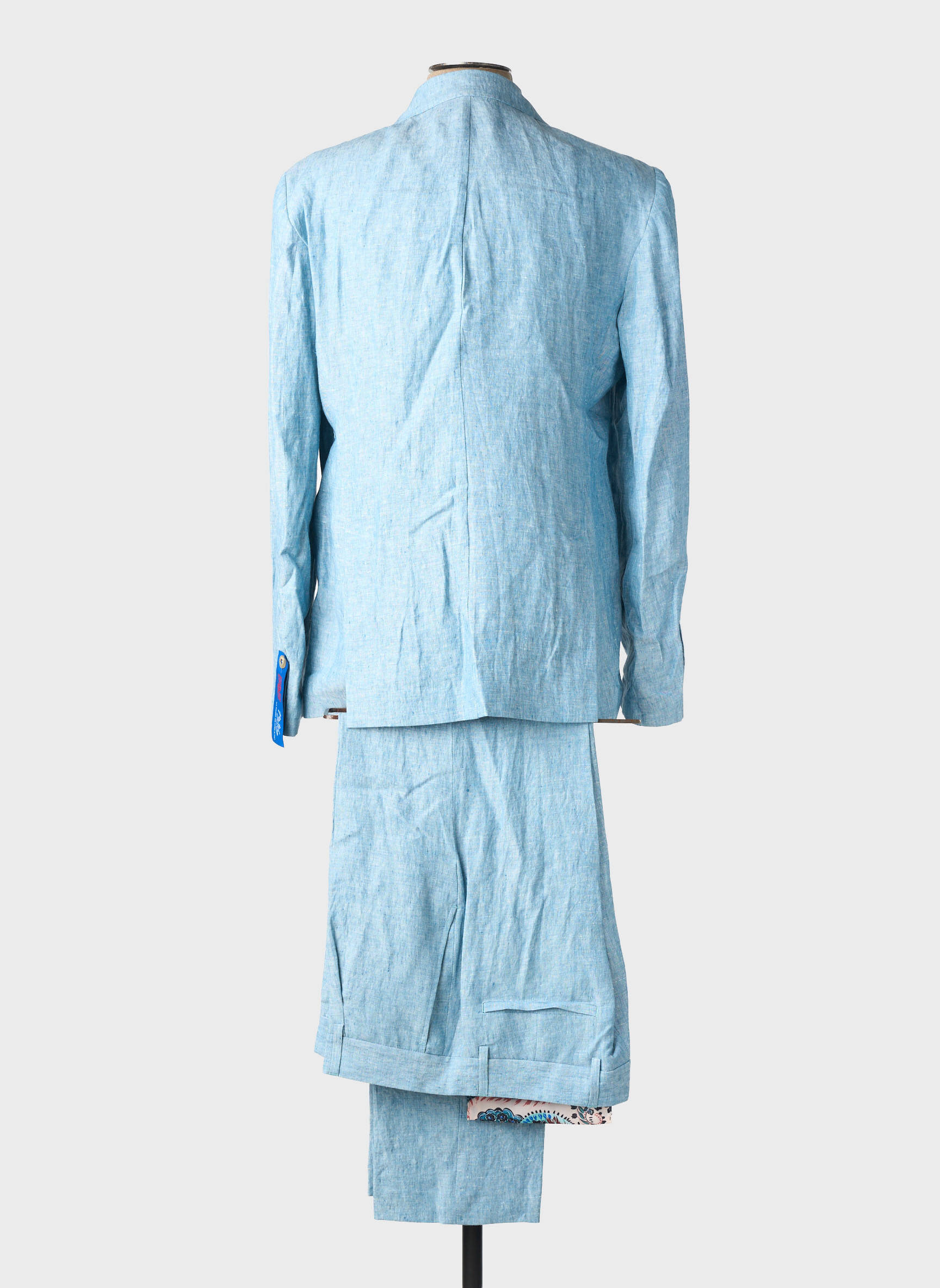 Costume de cérémonie poches bleu BOB homme