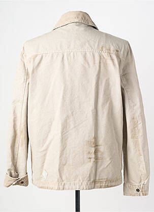 Parka manches longues sans capuche beige BOB homme