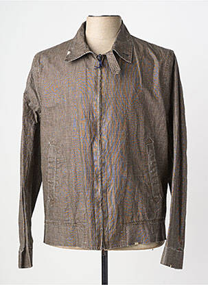 Veste casual resserrée sur le bas marron BOB homme