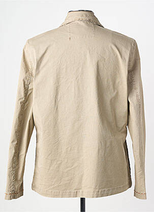 Veste casual fermeture boutonnée sur le devant beige BOB homme