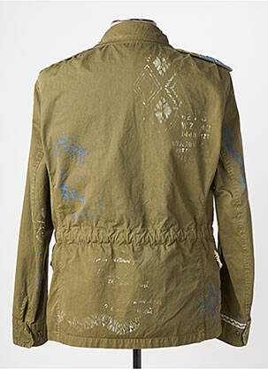 Parka manches longues sans capuche vert BOB homme