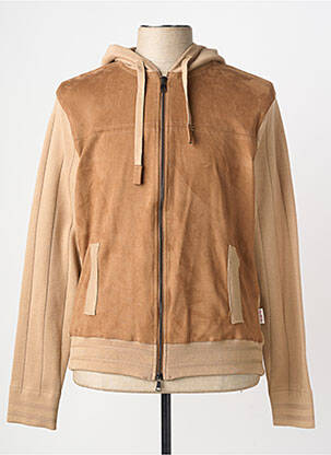 Veste casual resserrée sur le bas marron BOB homme