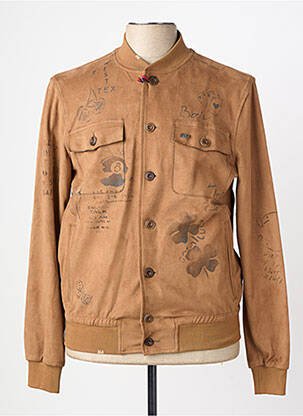 Blouson poches marron BOB homme