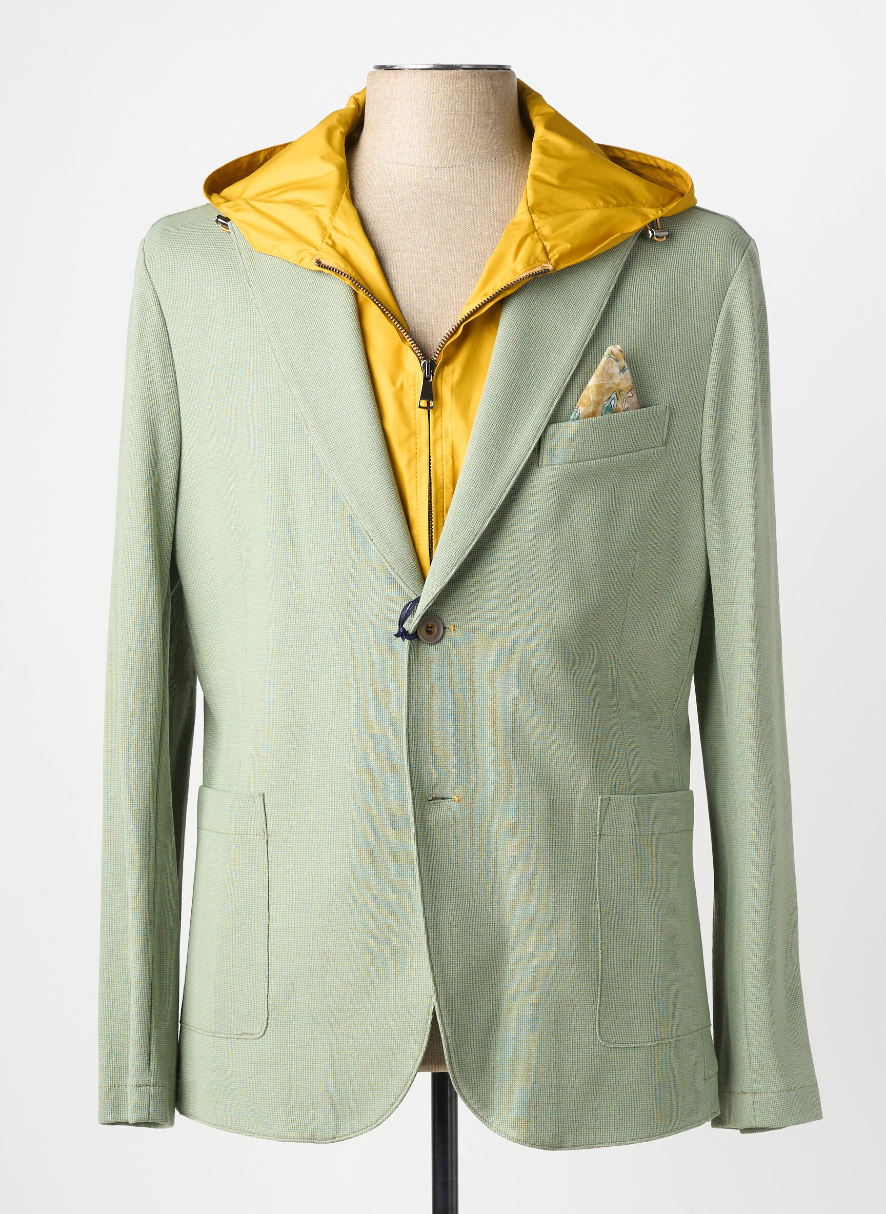 Blazer coupe cintrée vert BOB homme