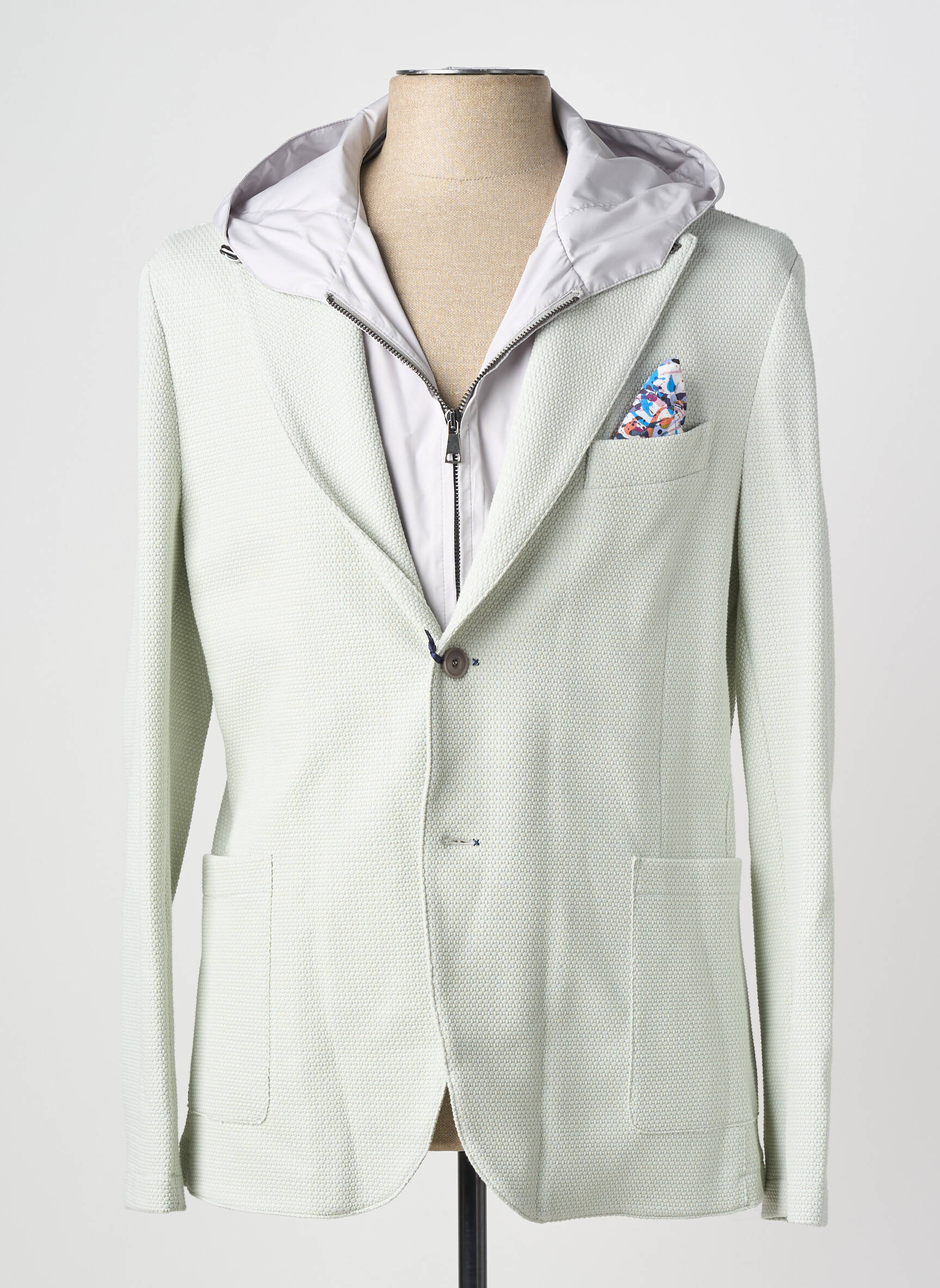 Blazer coupe cintrée vert BOB homme