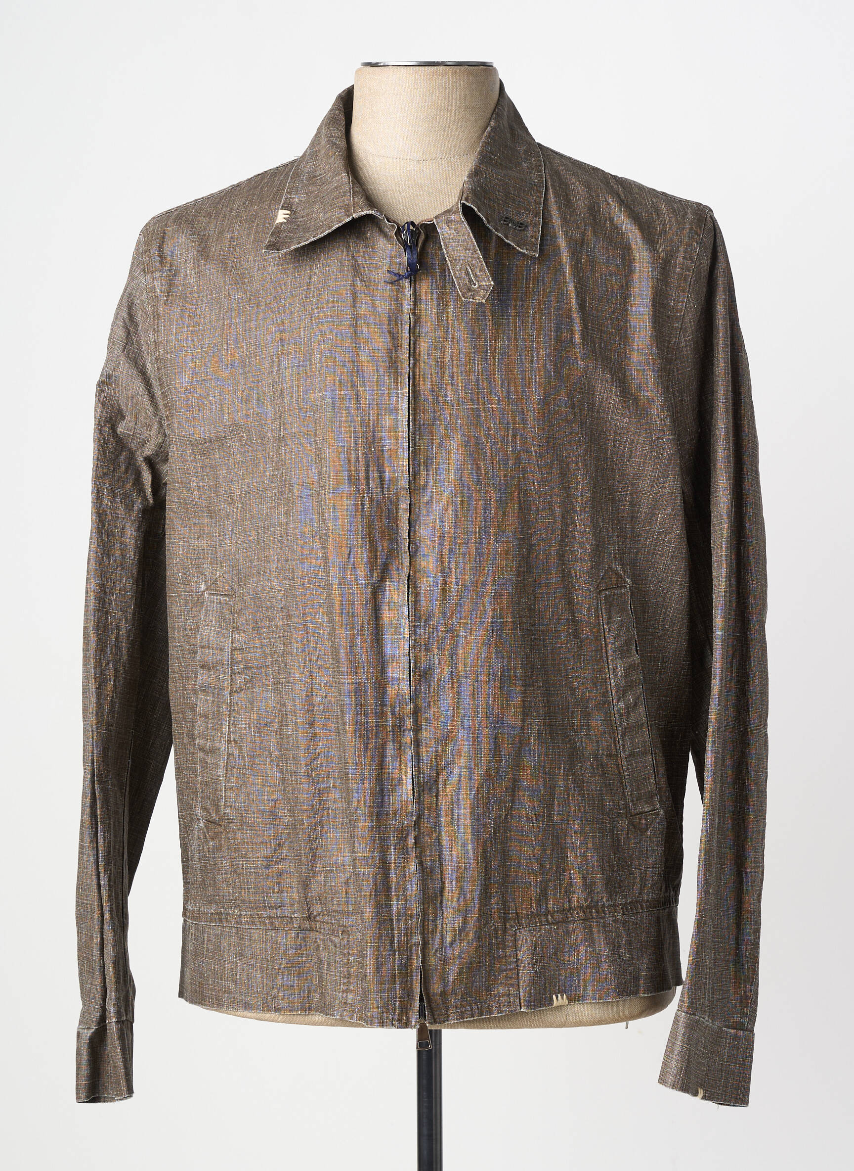Veste casual resserrée sur le bas marron BOB homme