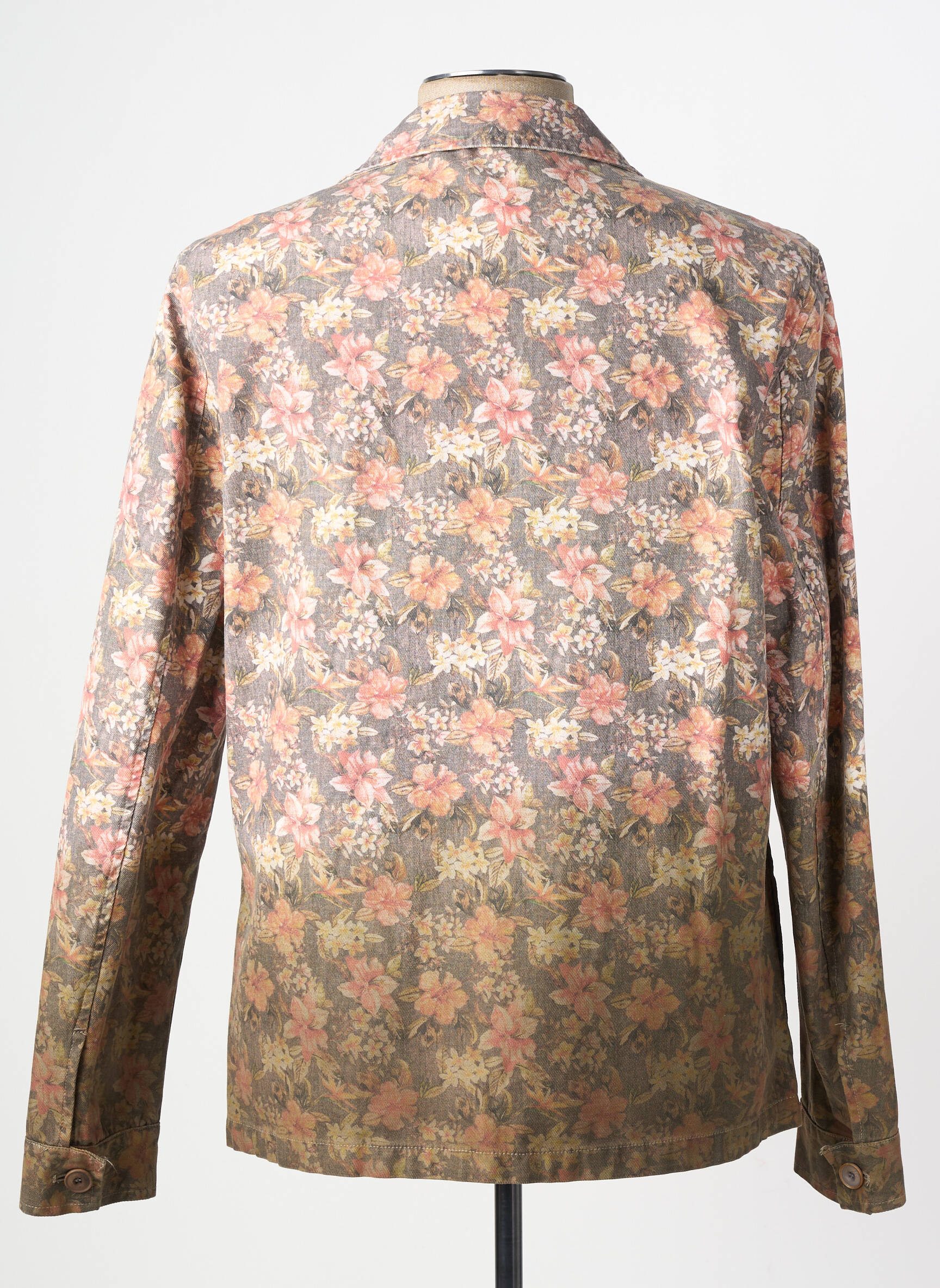 Veste casual fermeture boutonnée sur le devant marron BOB homme