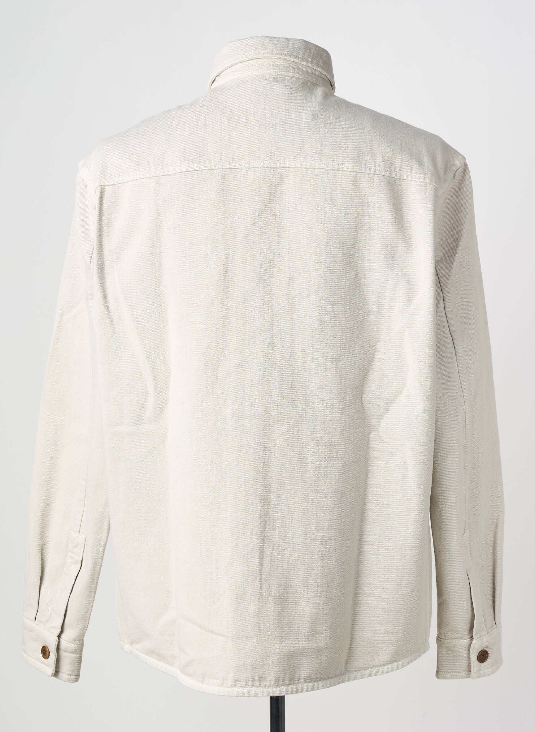 Veste casual fermeture boutonnée sur le devant gris BARMAS homme