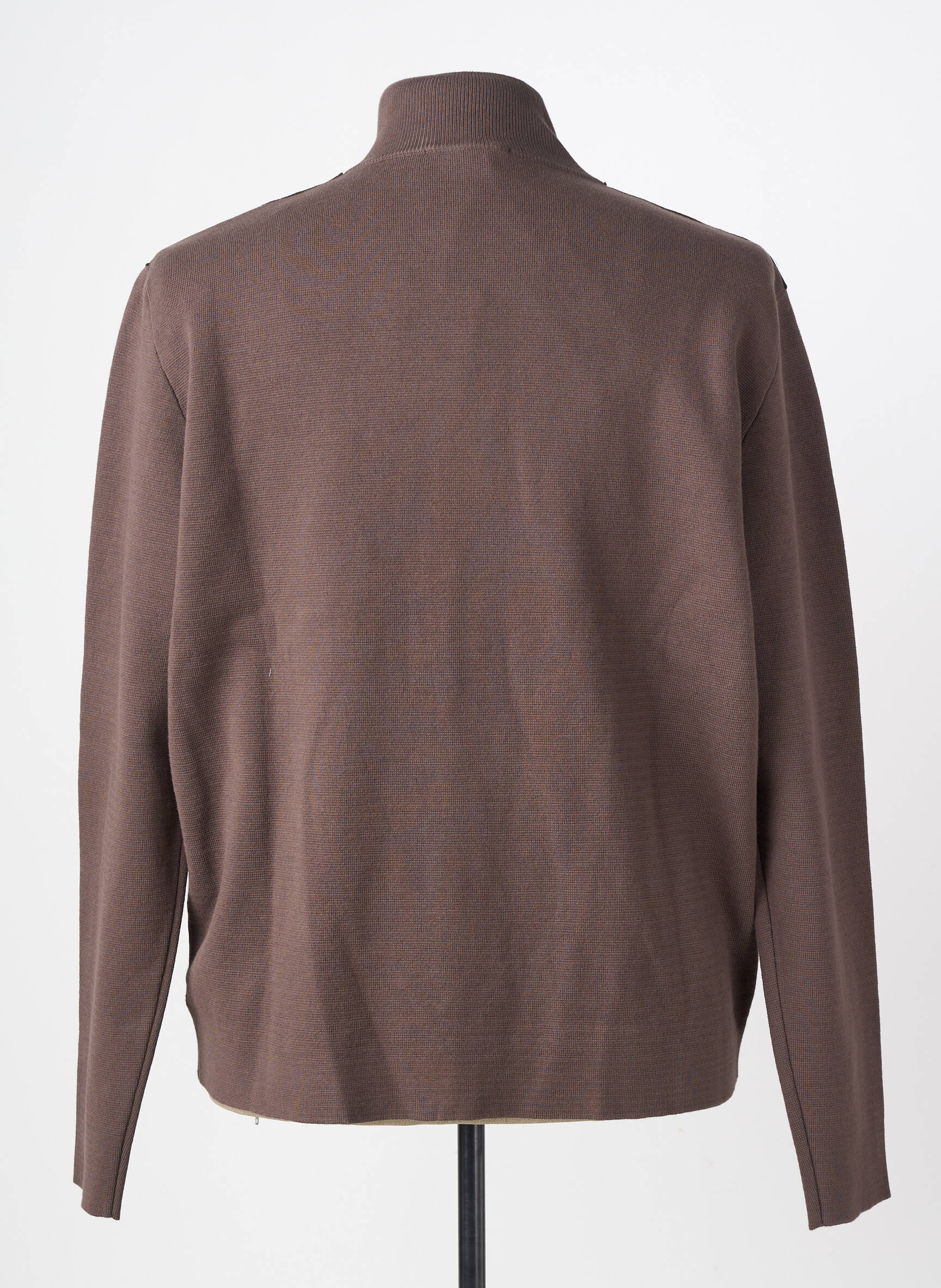 Blouson poches marron WOOL & CO homme