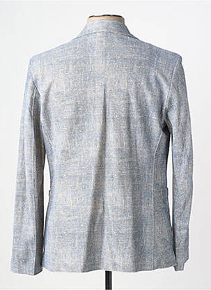 Blazer tissage chiné bleu BOB homme