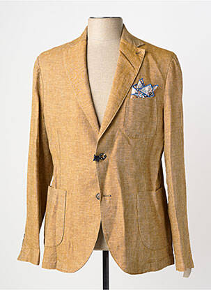 Blazer tissage chiné jaune BOB homme