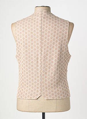 Gilet sans manche coupe cintrée beige BOB homme
