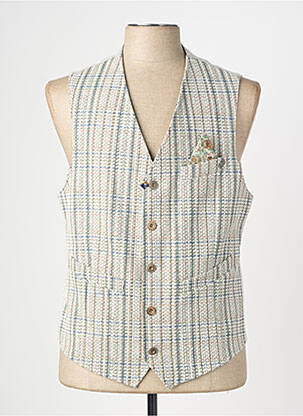 Gilet sans manche coupe cintrée vert BOB homme