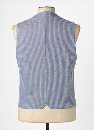 Gilet sans manche coupe cintrée bleu BOB homme