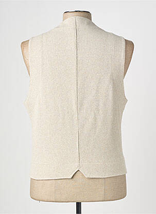 Gilet sans manche coupe cintrée beige BOB homme