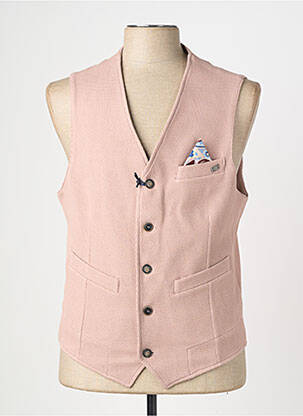 Gilet sans manche coupe cintrée rose BOB homme