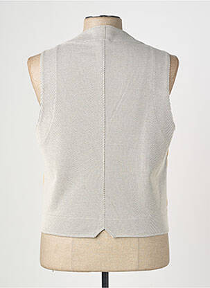 Gilet sans manche fermeture boutonnée sur le devant jaune BOB homme