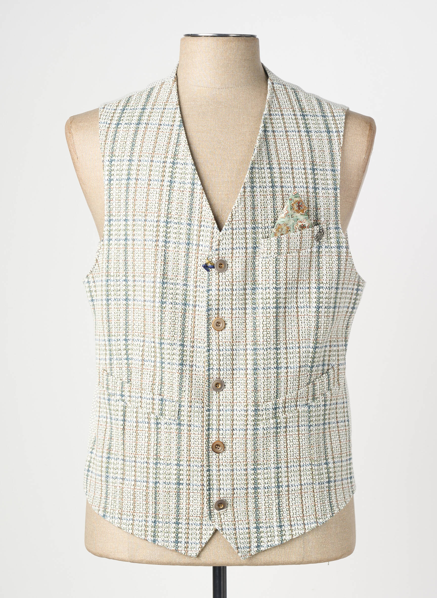 Gilet sans manche coupe cintrée vert BOB homme