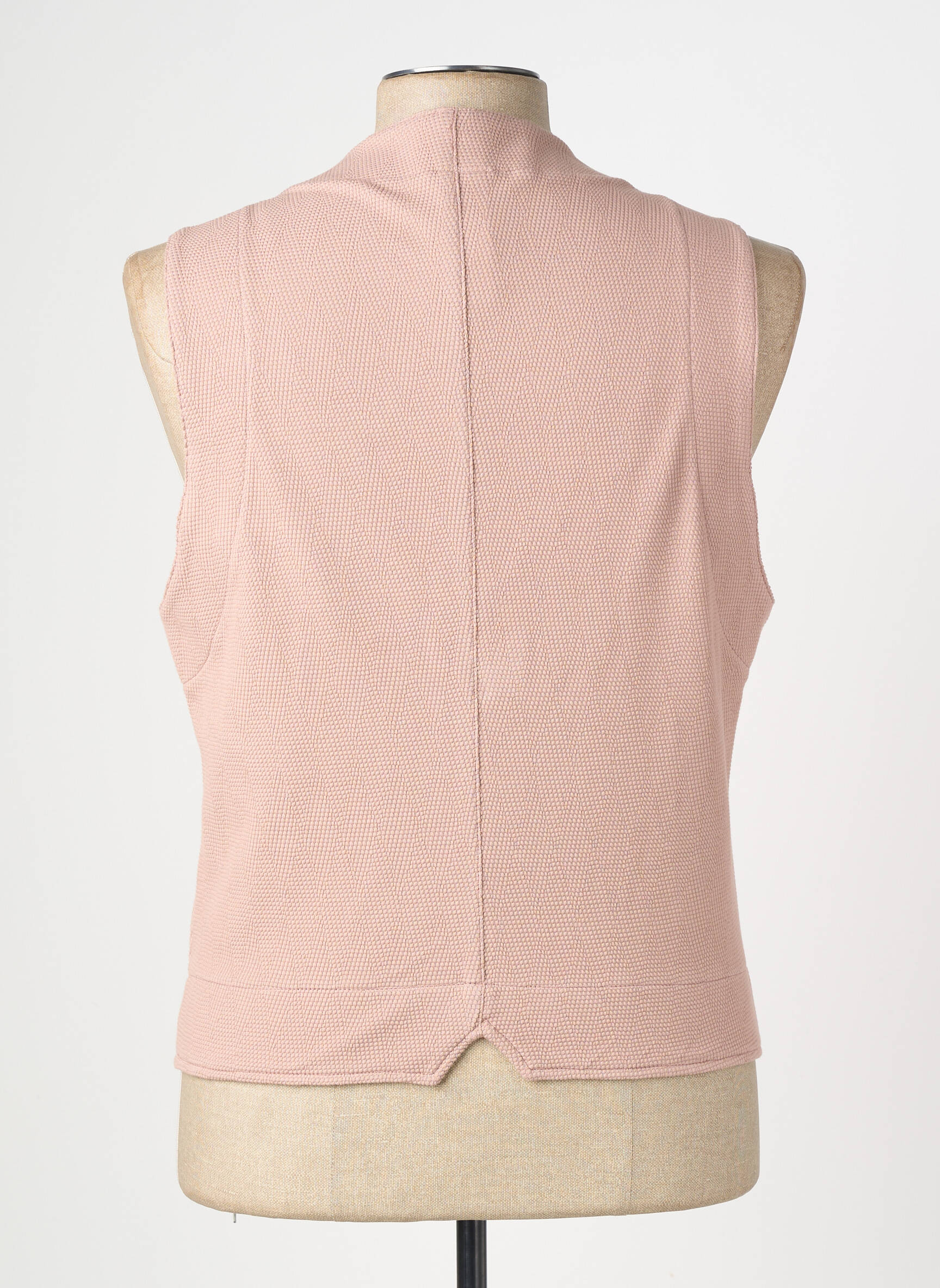Gilet sans manche coupe cintrée rose BOB homme