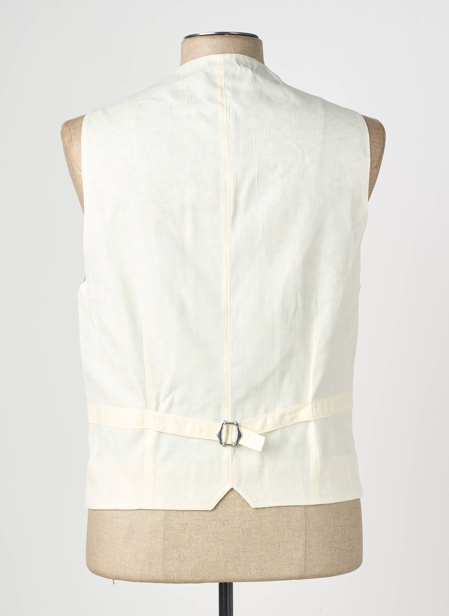 Gilet sans manche coupe cintrée beige BOB homme