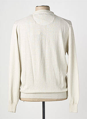 Gilet manches longues col v gris BOB homme