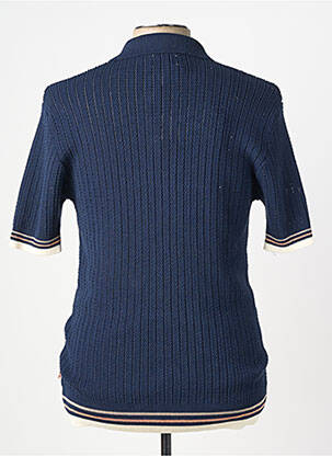 Gilet manches courtes fermeture boutonnée sur le devant bleu BOB homme