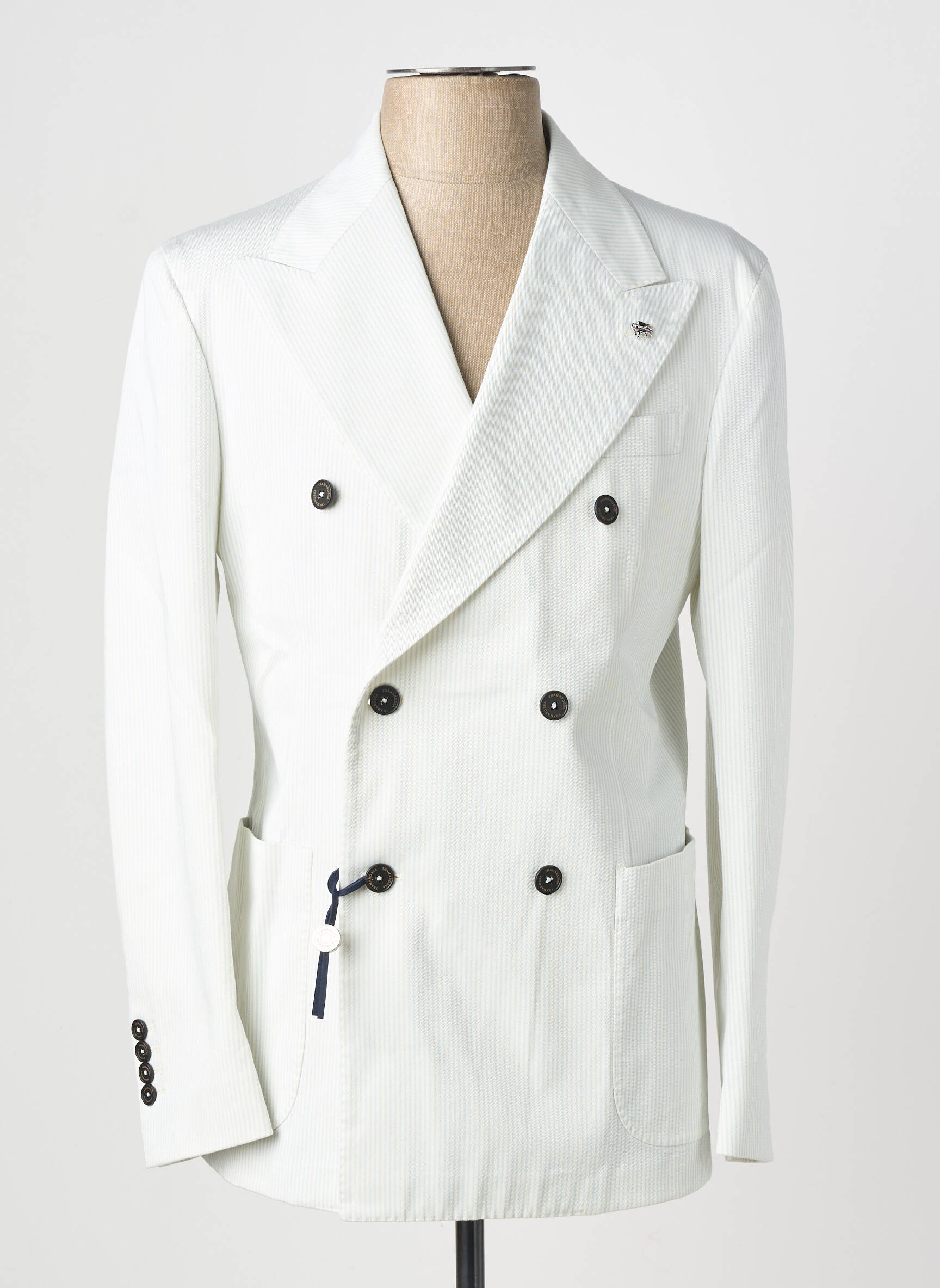 Veste casual fermeture boutonnée sur le devant blanc TRAMAROSSA homme