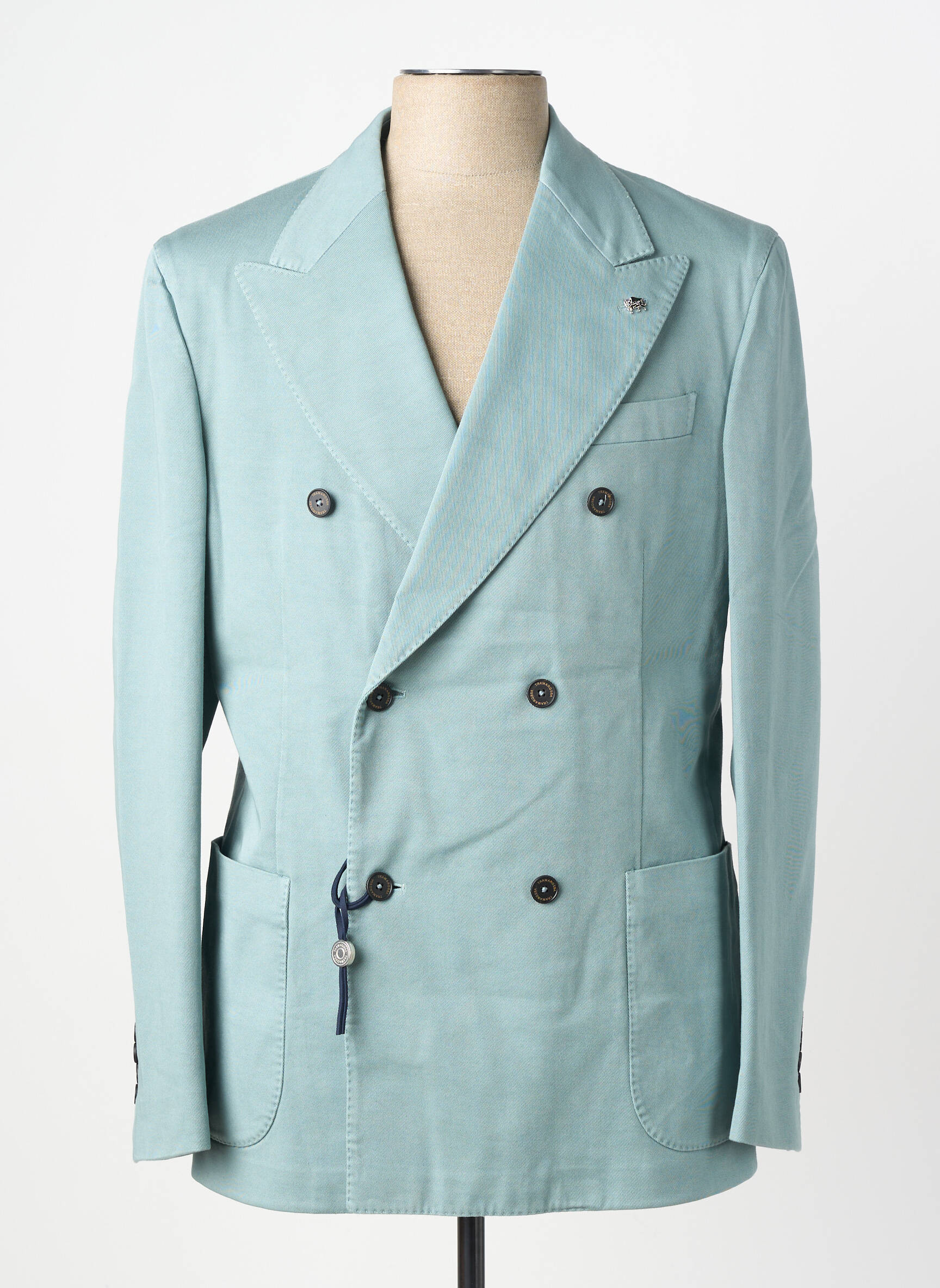 Blazer coupe cintrée bleu TRAMAROSSA homme