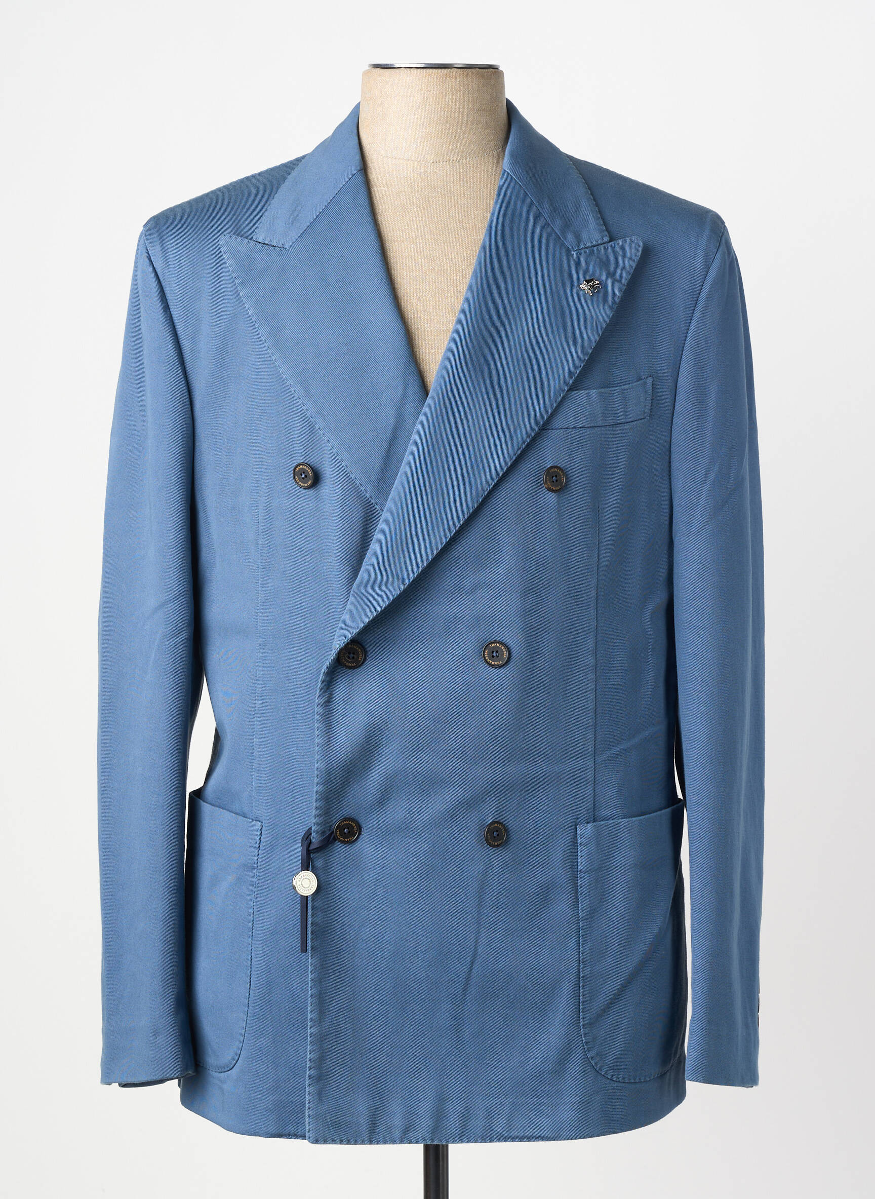 Blazer coupe cintrée bleu TRAMAROSSA homme