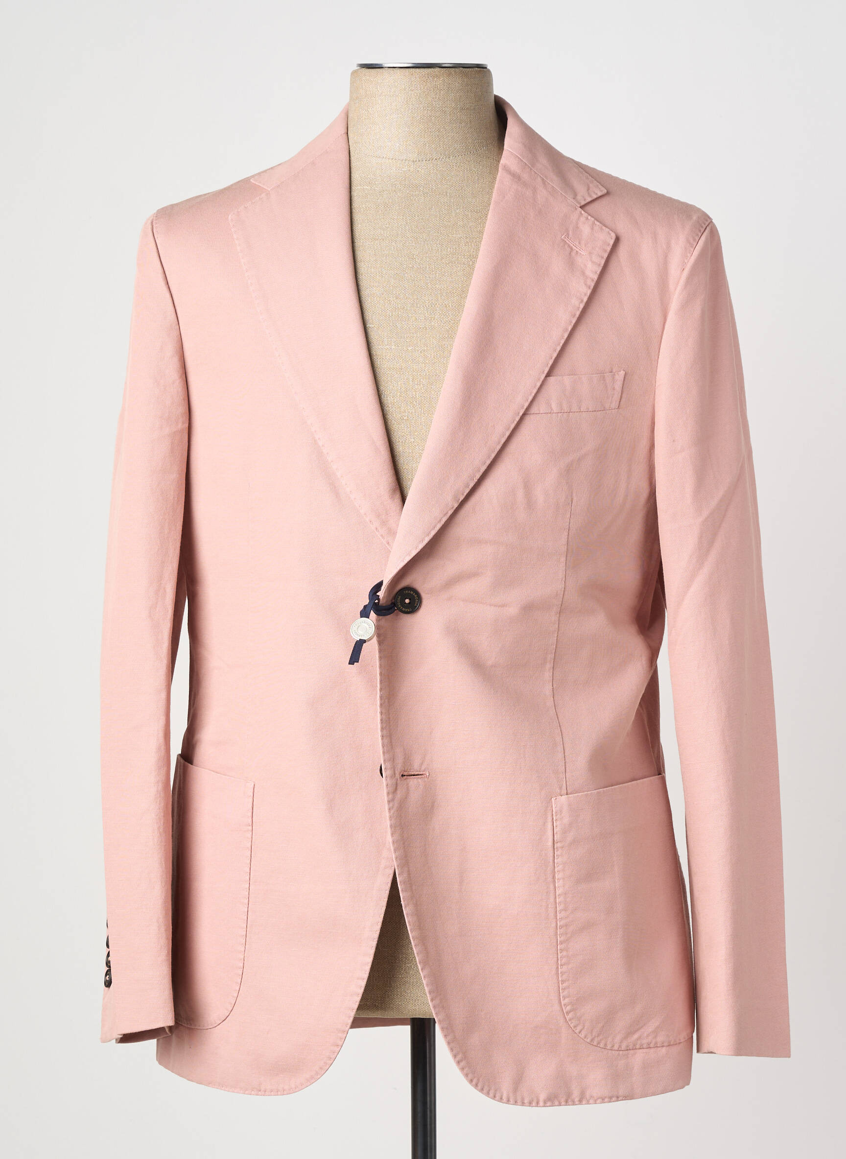 Blazer coupe cintrée rose TRAMAROSSA homme