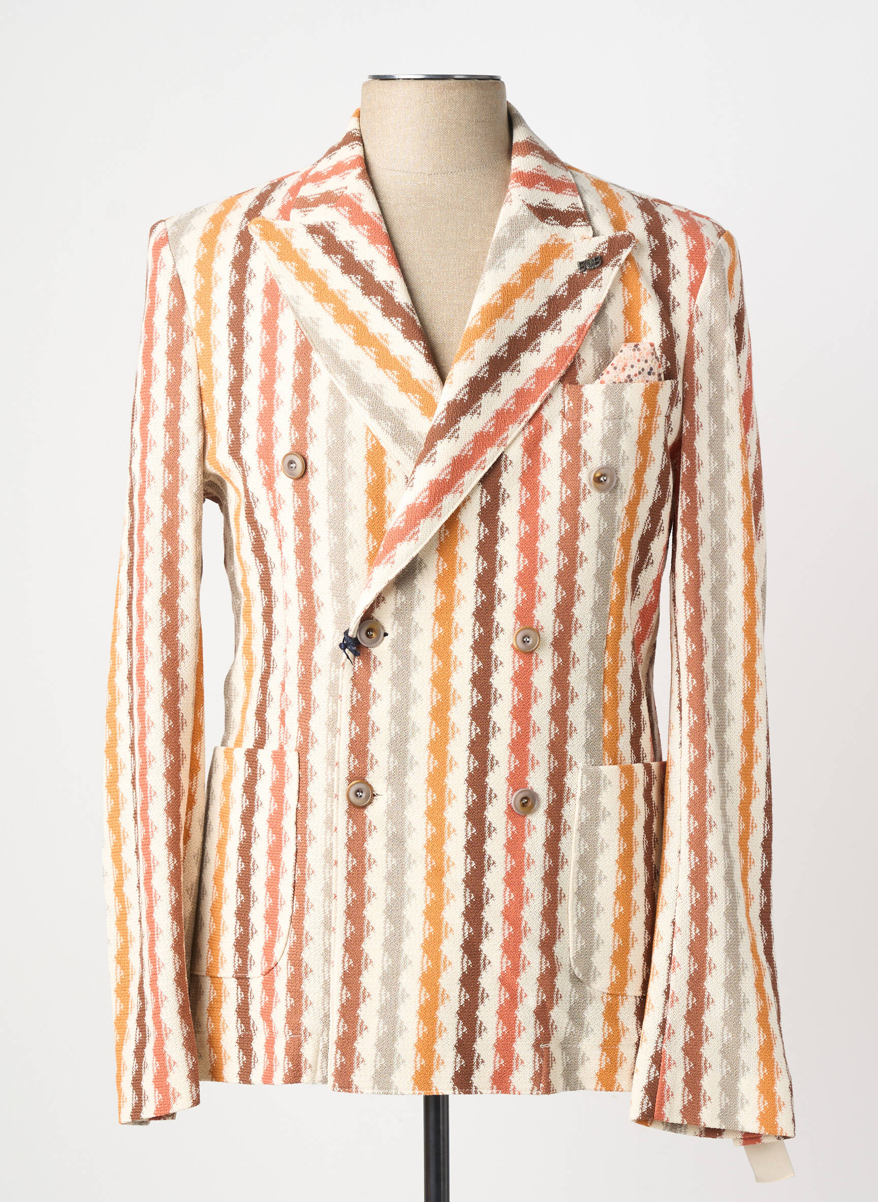 Blazer coupe cintrée orange BOB homme