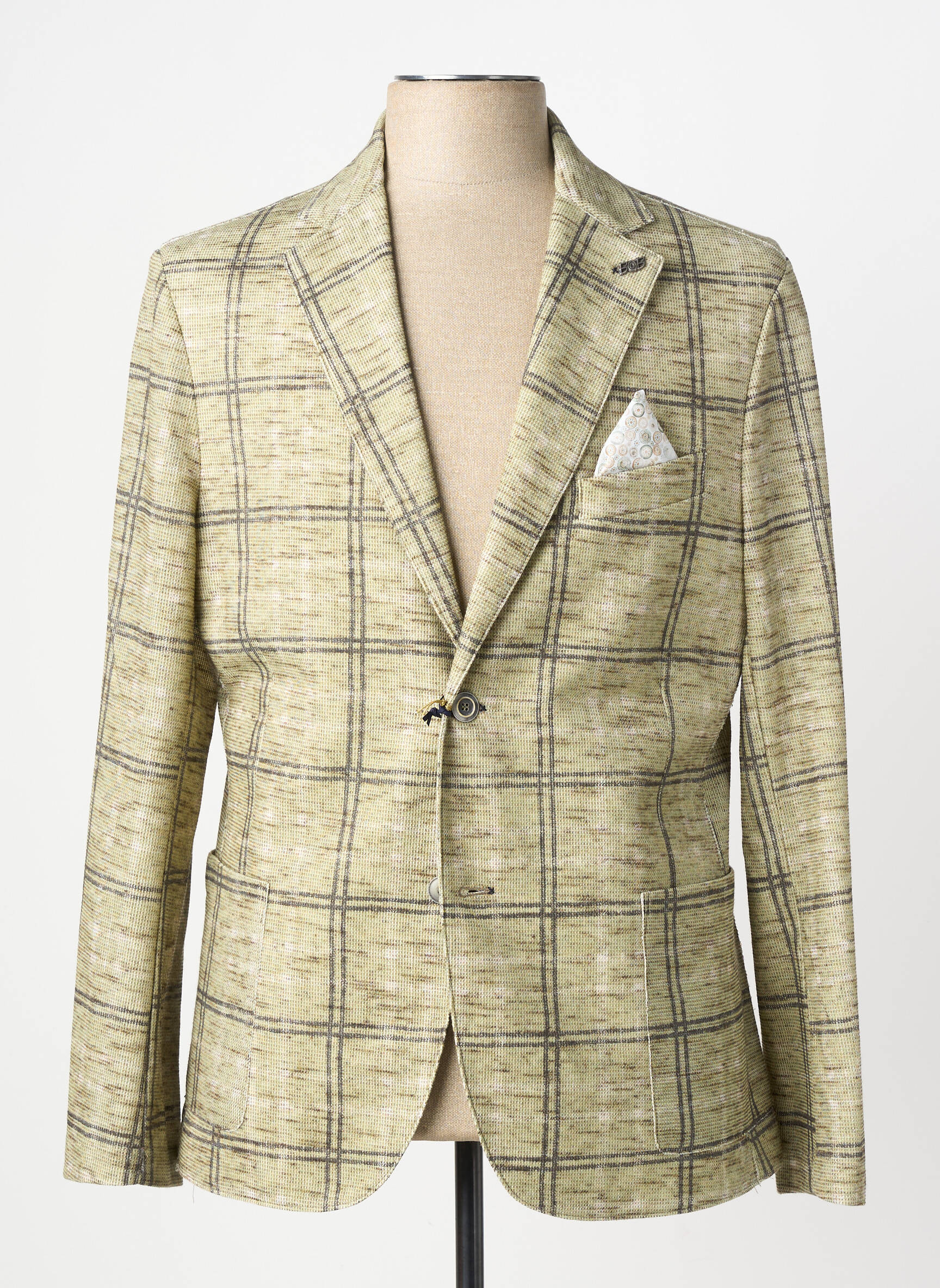Blazer coupe cintrée vert BOB homme
